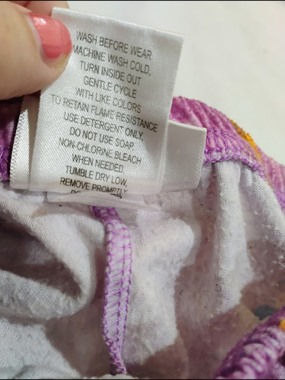 Disney Purple Princess & Fairy Fleece Pajama Pants - Picture 4 of 9